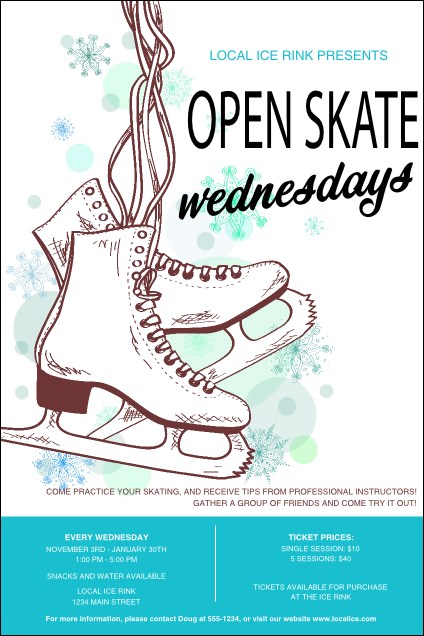 Ice Skating Poster