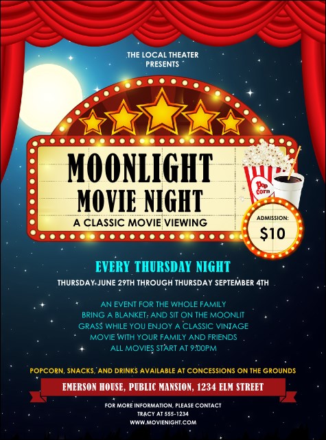 Movie Night Flyer