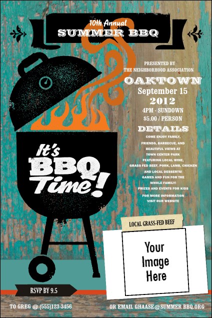 BBQ Kettle Grill Poster Product Front