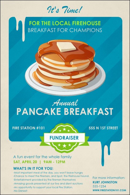 Pancake Breakfast Poster Product Front