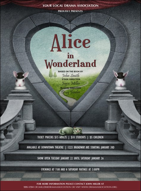 Alice in Wonderland Flyer