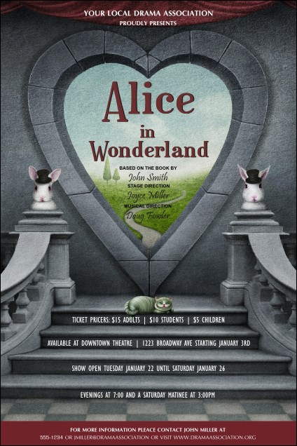 Alice in Wonderland Poster