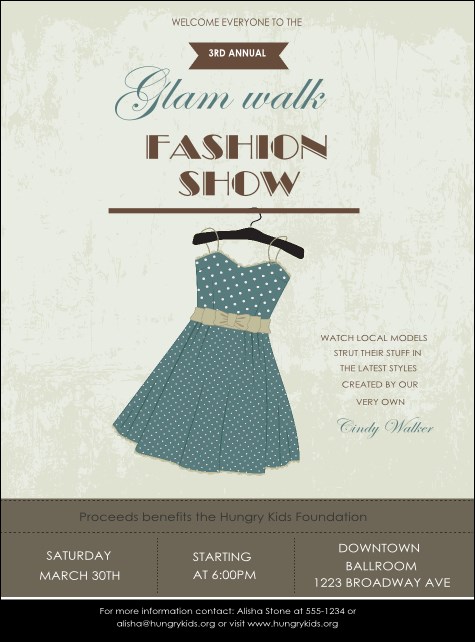 Fashion Show Flyer