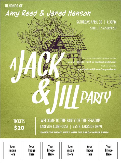 Jack and Jill Logo Flyer Product Front