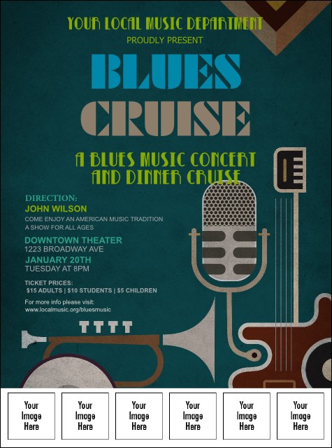 Blues Logo Flyer