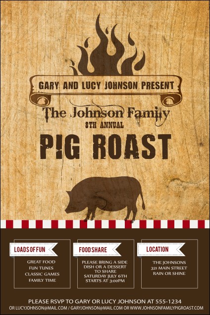 Pig Roast Poster