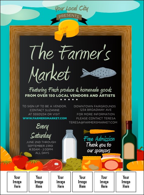 Farmer's Market Logo Flyer