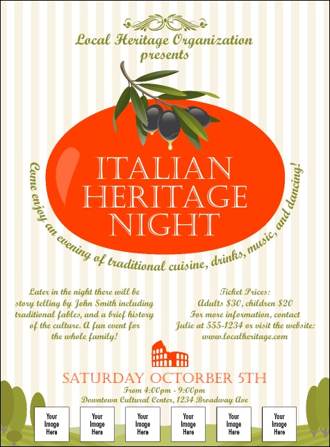 Tuscany Logo Flyer