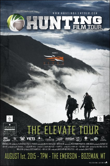 2015 Hunting Film Tour Poster Product Front