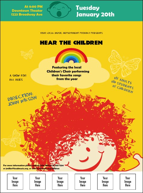 Children's Music Logo Flyer