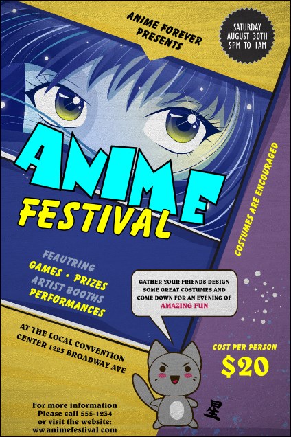 Anime Poster Product Front