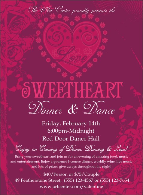Valentine Heart Invitation