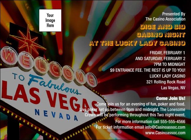 Las Vegas Casino Invitation