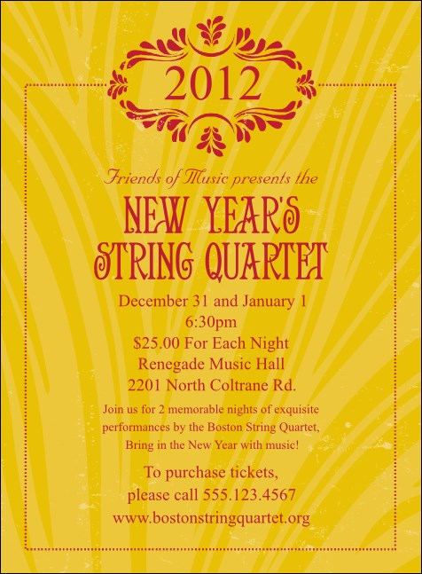 2012 Gold Semi-Formal Invitation