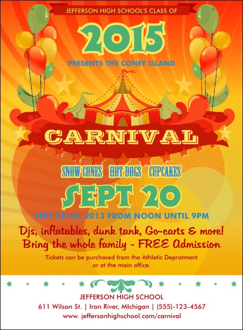 Carnival Invitation