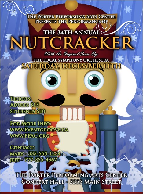 Nutcracker Ballet Invitation