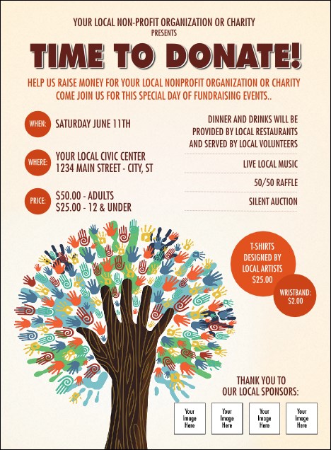 Fundraiser Tree Invitation