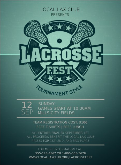 Lacrosse Invitation