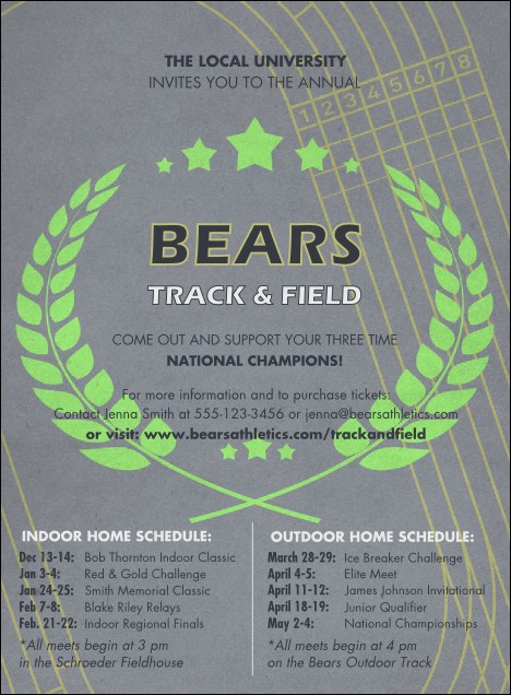 Track and Field Invitation