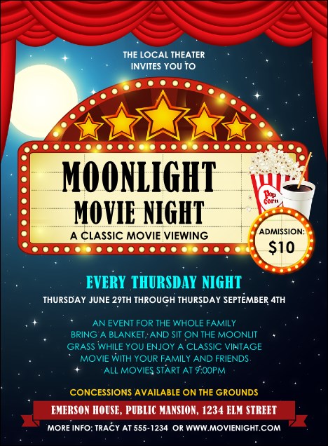 Movie Night Invitation