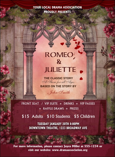 Romeo and Juliet Invitation