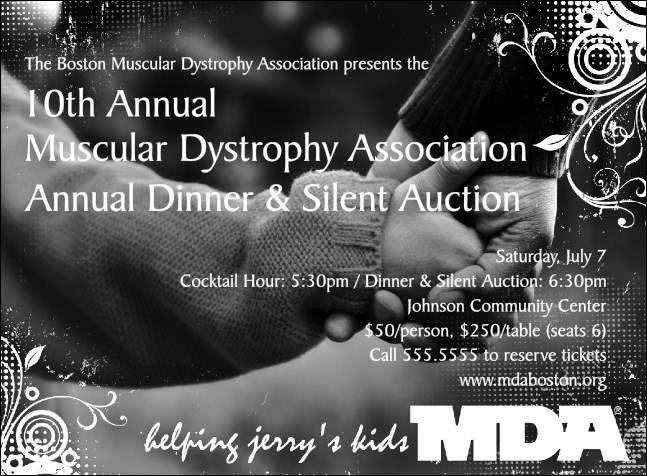 MDA BW Invitation