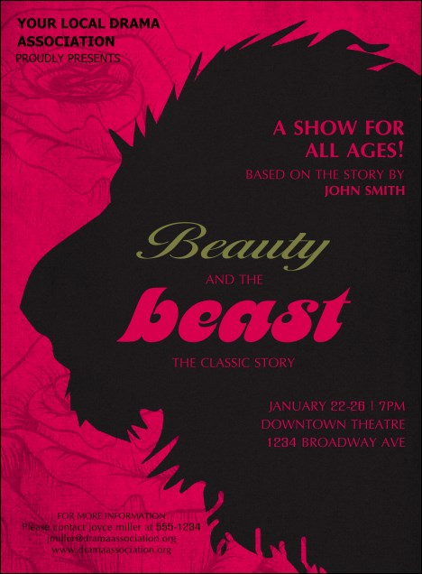 Beauty and the Beast Invitation