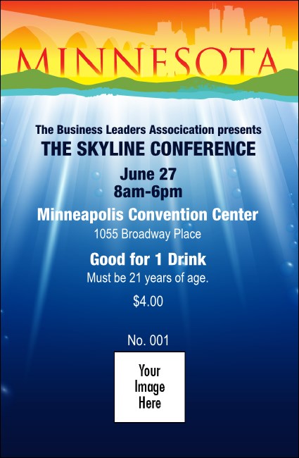 Minnesota Drink Ticket Product Front