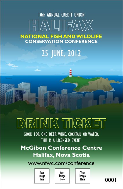 Halifax Drink Ticket Product Front