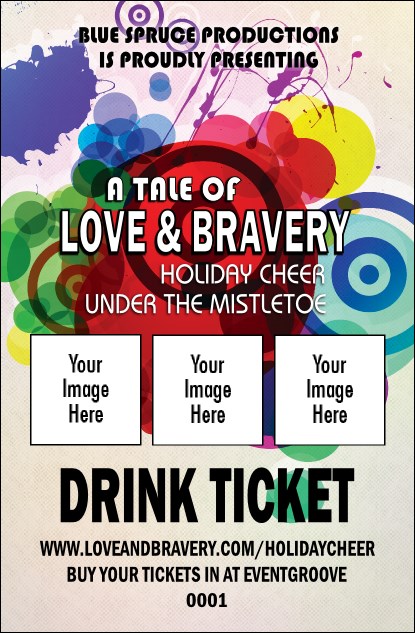 Colour Circles Drink Ticket