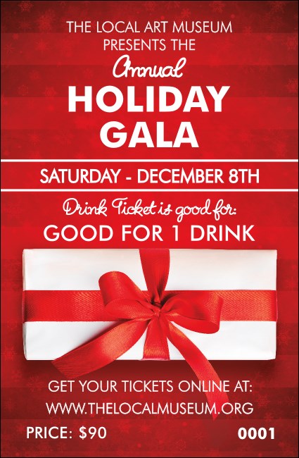 Holiday Gift Drink Ticket