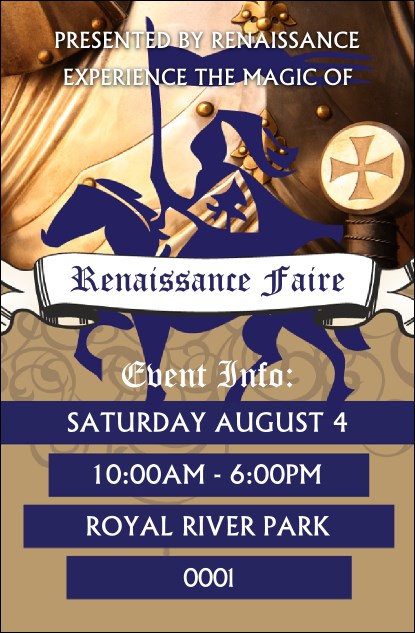 Renaissance Fair Armor Drink Ticket