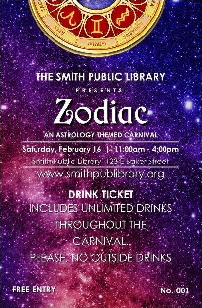 Astrology Drink Ticket Product Front
