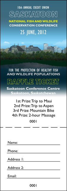 Saskatoon Raffle Ticket