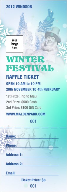 Winter Festival Raffle Ticket