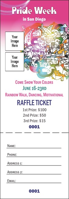 LGBT Pride Raffle Ticket