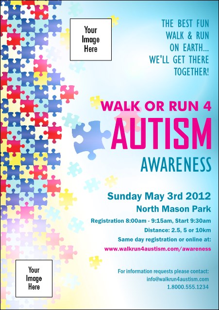 Autism Awareness Postcard