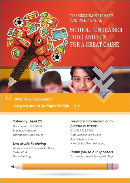 Fundraiser Education Postcard