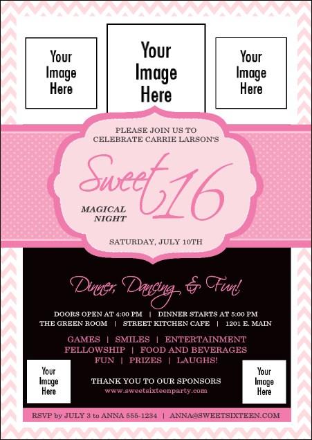 Sweet 16 Postcard