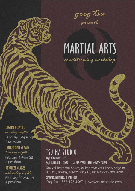 Martial Arts Postcard