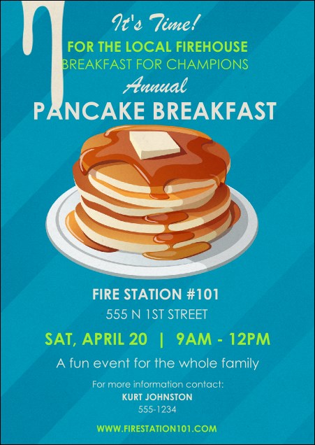 Pancake Breakfast Postcard