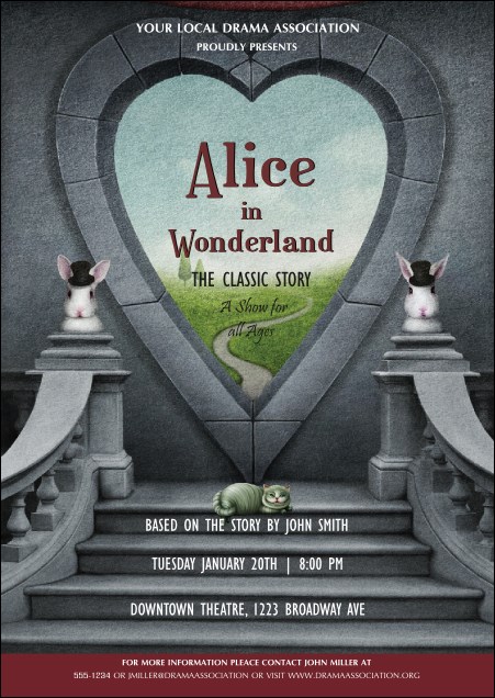 Alice in Wonderland Postcard