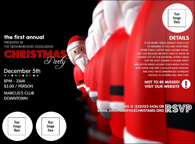 Santa Lineup Flyer 3 Image Uploads