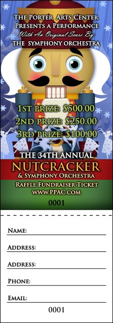 Nutcracker Ballet Raffle Ticket
