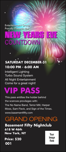 Fireworks VIP Pass