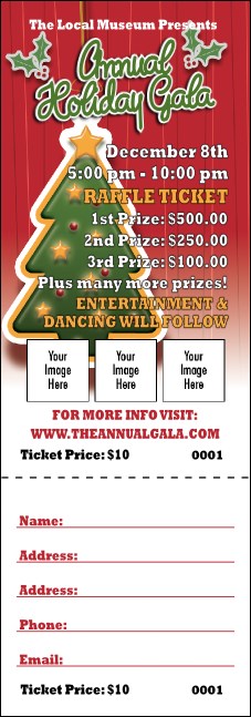 Holiday Tree Raffle Ticket