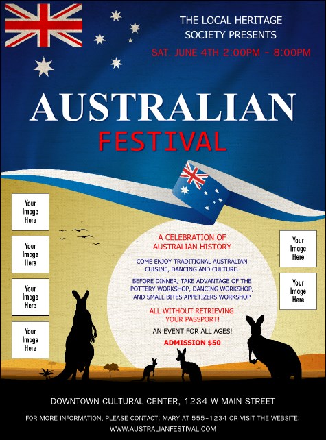 Australia Logo Flyer