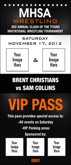 Wrestling VIP Pass (Black)