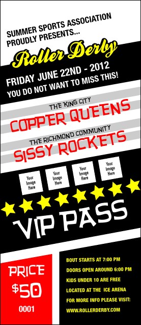 Roller Derby Passing Star VIP Pass
