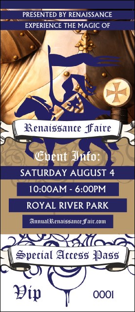 Renaissance Fair Armor VIP Pass